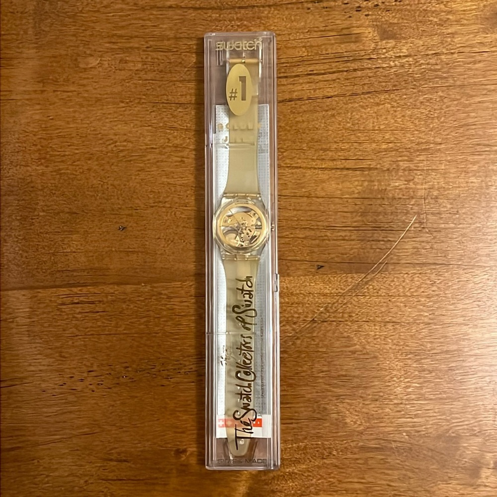 Swatch Watch - #1 Golden Jelly - The Swatch Collectors